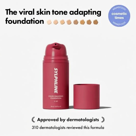 Reverse-aging Adaptive Foundation: Younger-Looking Skin
